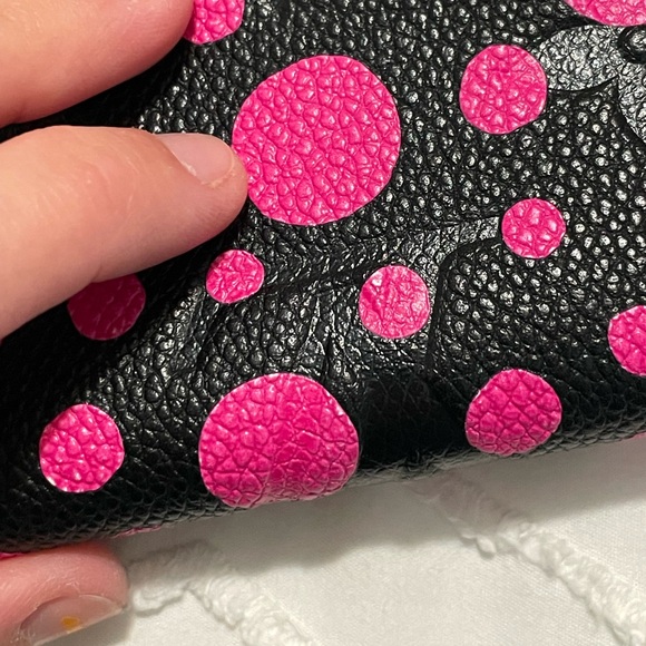 Louis Vuitton x Yayoi Kusama victorine wallet pink and black - Picture 4 of 16